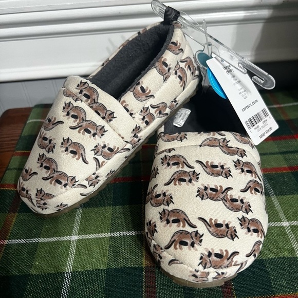 Carter's Other - NWT-Carters Dinosaur Boys Slippers